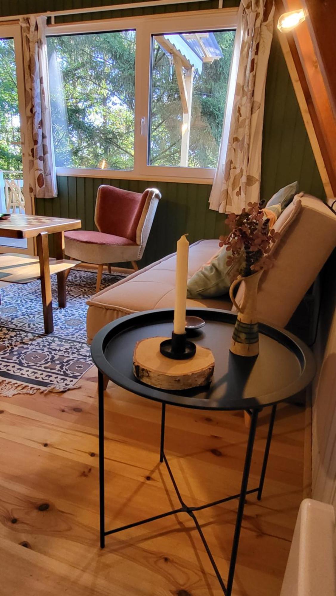 Finnhuette Zwischen Wald Und See Biesenthal Exterior foto